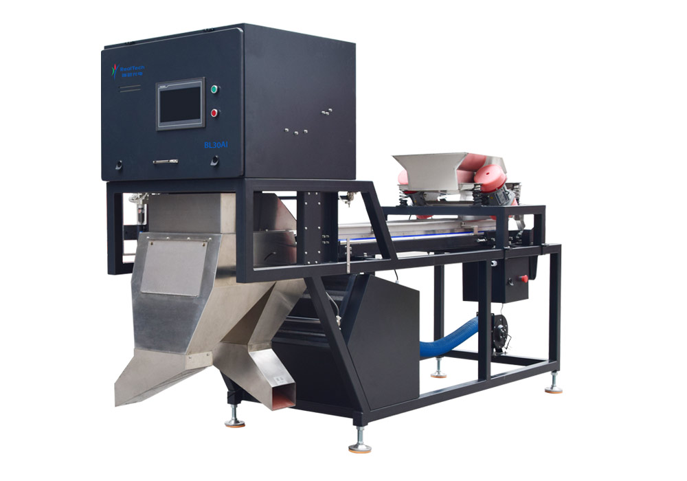 Máquina clasificadora de color con aprendizaje profundo de IA, máquina clasificadora de color de cinta